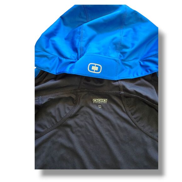 OGIO ENDURANCE Pivot Soft Shell Jacket Blue Size XXL INTEL Employee Logo - Picture 6 of 8
